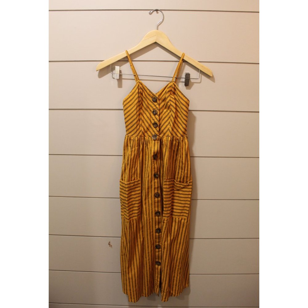 Striped Button Down Sundress